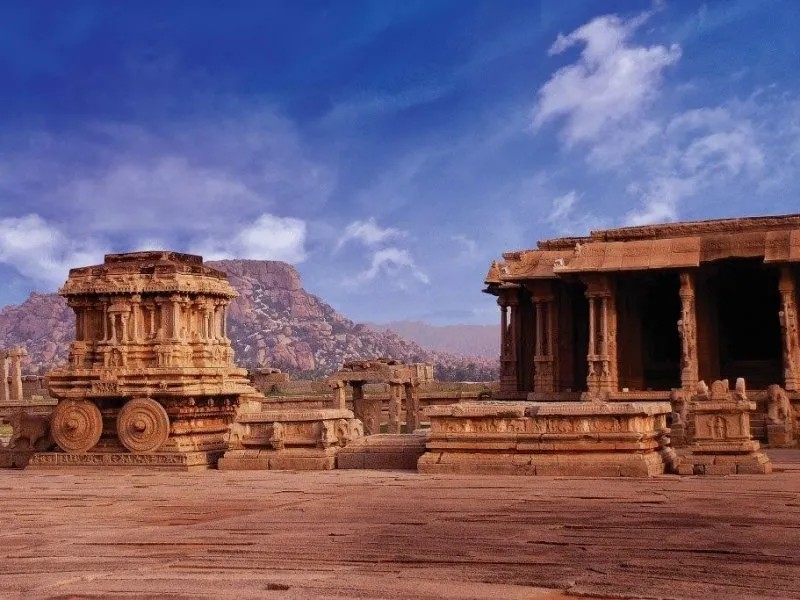 The-Southern-Trinity-Ride-Stone-Chariot-Hampi The Southern Trinity Ride – 14 Days