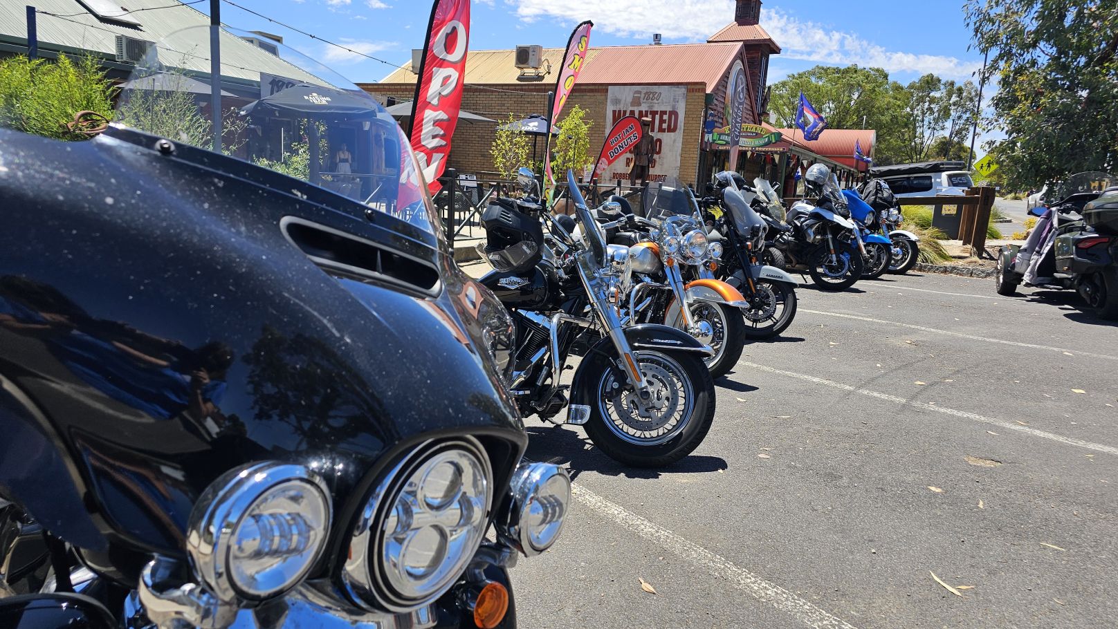 Motorcycle waiting